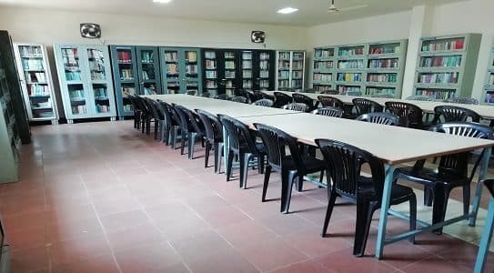 Library reading room and reference collection