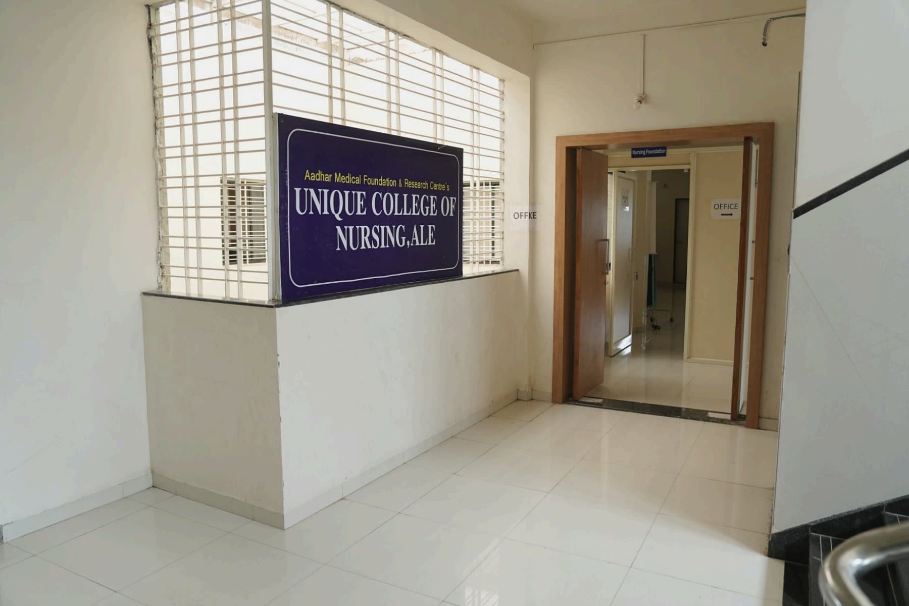 Unique College of Nursing, Alephata — entrance